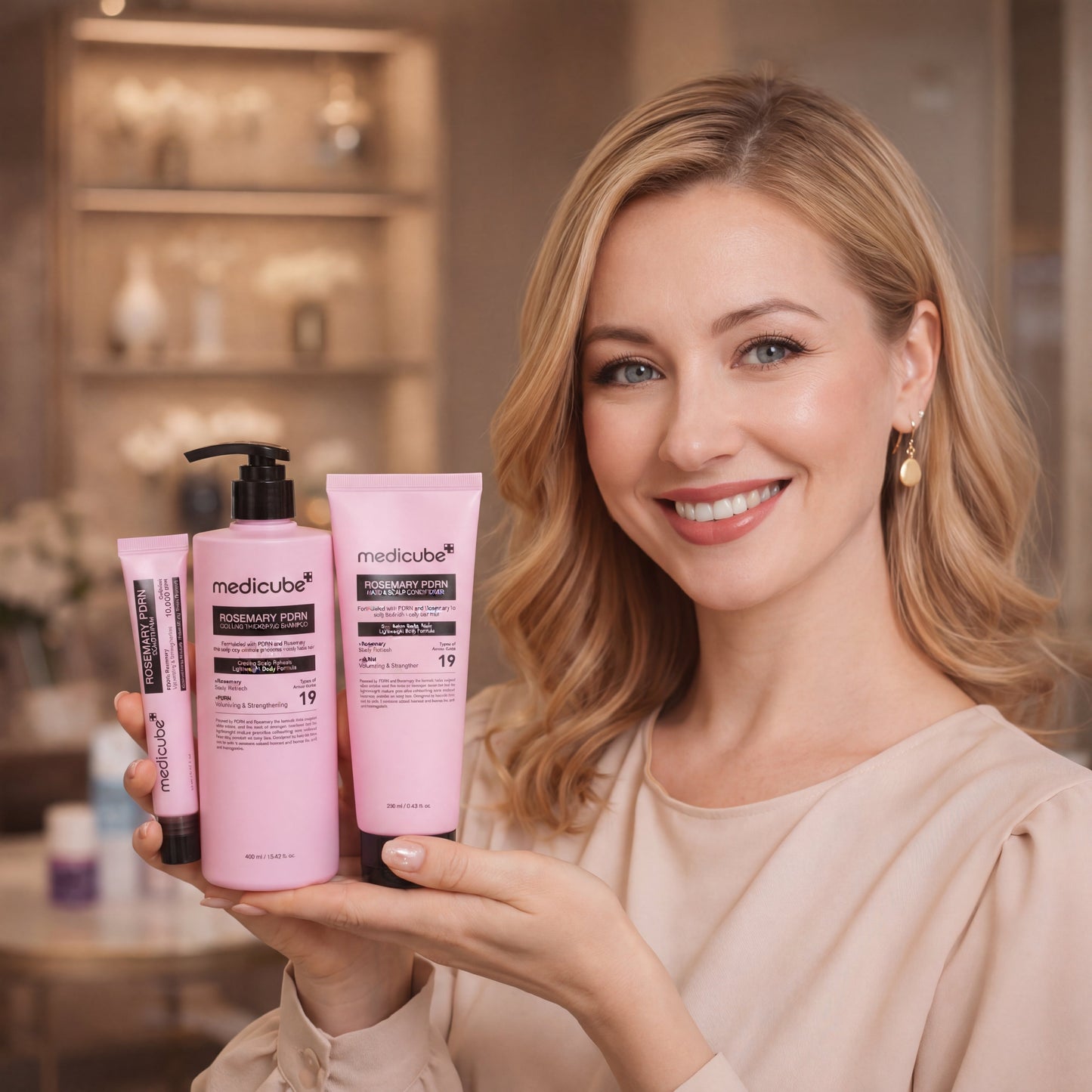 Medicube Rosemary PDRN Set Soin Cuir Chevelu à Pointes | 3 Produits Essentiels | Soin Capillaire Coréen