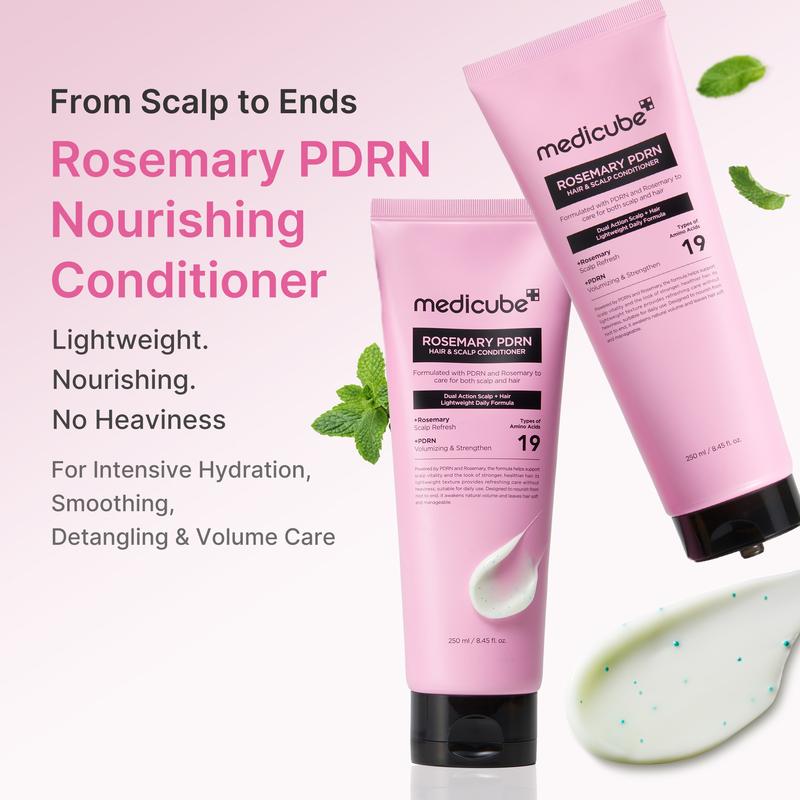 Medicube Rosemary PDRN Set Soin Cuir Chevelu à Pointes | 3 Produits Essentiels | Soin Capillaire Coréen