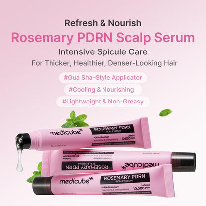 Medicube Rosemary PDRN Set Soin Cuir Chevelu à Pointes | 3 Produits Essentiels | Soin Capillaire Coréen