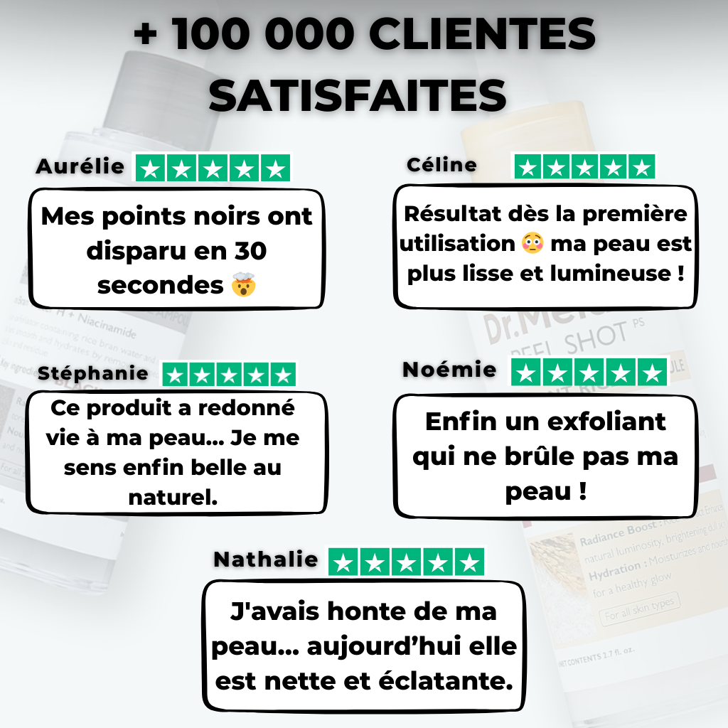 Dr Melaxin™ - Duo Peau Nette au Riz – Exfoliant Anti-Points Noirs & Pores