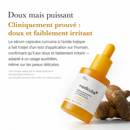 Sérum Glass Skin - Anti-Teint Terne Acide Kojique, Curcuma et Niacinamide