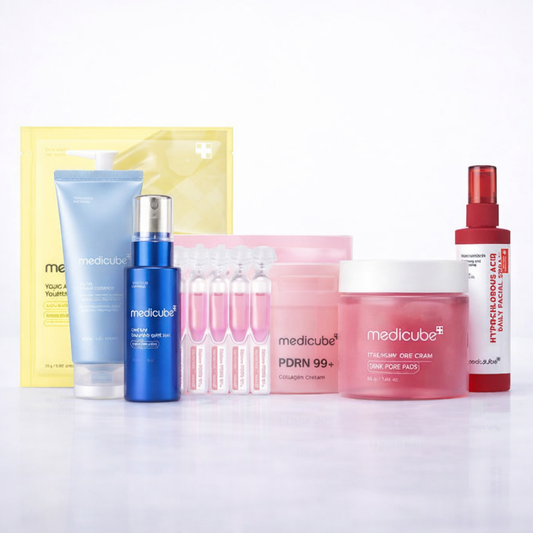 Set Éclat Abordable en UNE SEMAINE | Inclut 8 Produits | Obtenez un Teint Lumineux en 7 JOURS avec la Cosmétique Coréenne