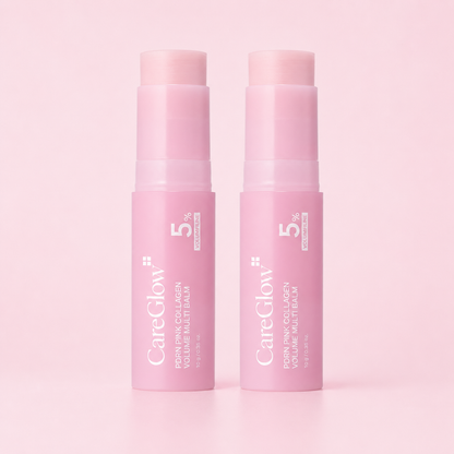 GlowRoutine® - Baume Multi-Usage Rose au Collagène et PDRN Coréen