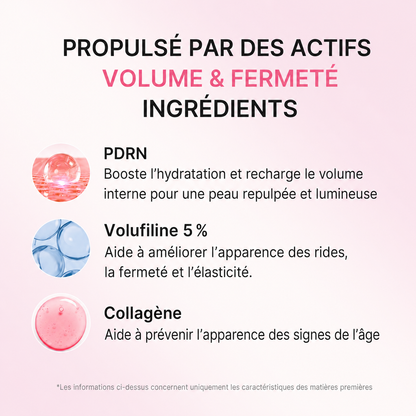 Duo Instantané anti-rides Crème et Masseur - Gua Sha au Collagène PDRN