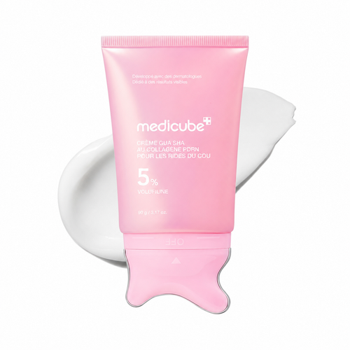 Duo Instantané anti-rides Crème et Masseur - Gua Sha au Collagène PDRN