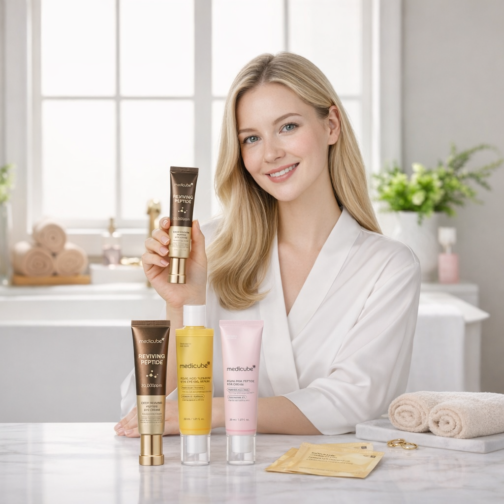Set Sérum Contour des Yeux Éclat | Soin Illuminateur, Raffermissant et Anti-Poches pour un Regard Plus Frais