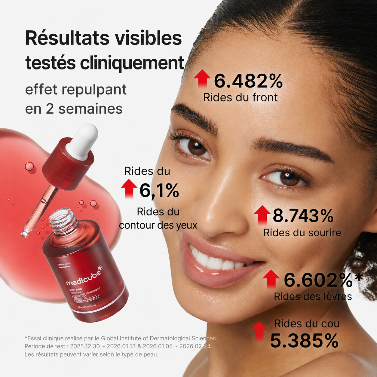 Sérum Raffermissant NAD+ EGF – Peau plus ferme, plus rebondie et plus lisse