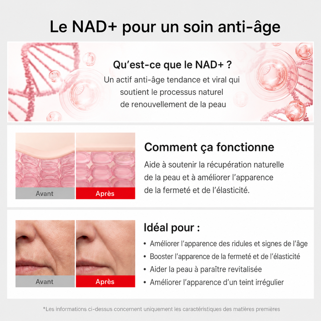 Sérum Raffermissant NAD+ EGF – Peau plus ferme, plus rebondie et plus lisse