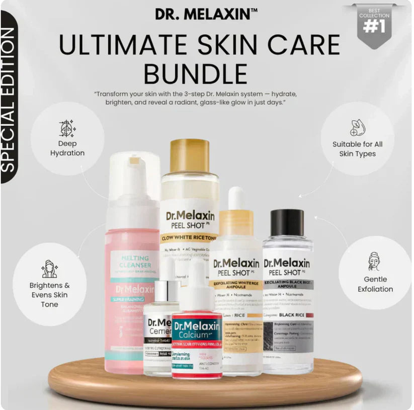 Dr Melaxin Premium Glass Skincare (Set 6 Pcs)™
