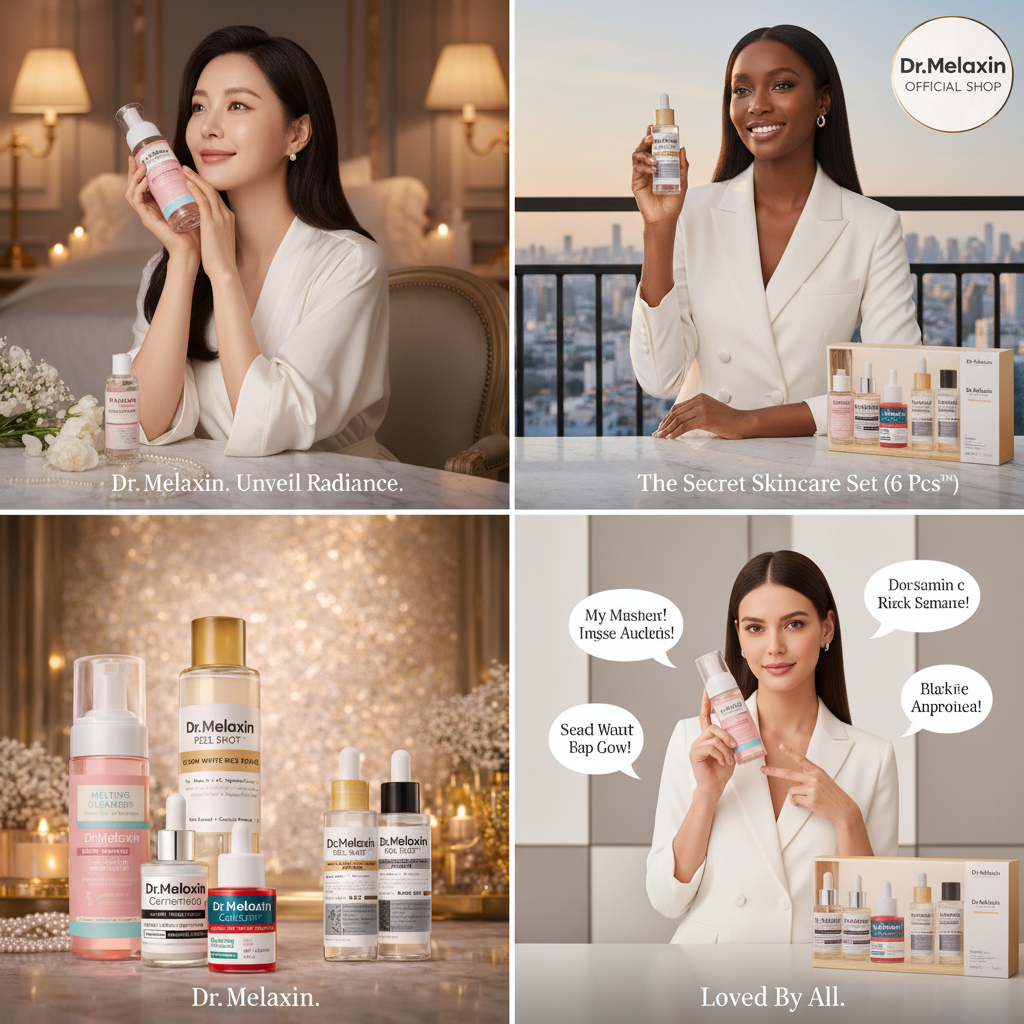 Dr Melaxin Premium Glass Skincare (Set 6 Pcs)™