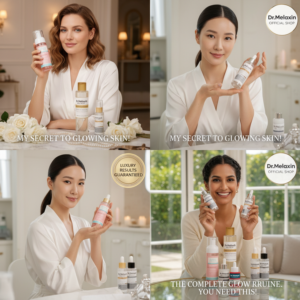 Dr Melaxin Premium Glass Skincare (Set 6 Pcs)™