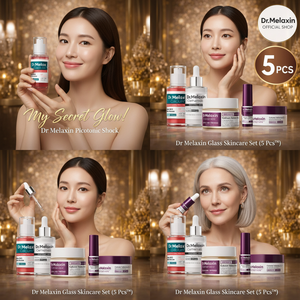 Dr Melaxin Set Soin Glass Skin (5 Pcs™)