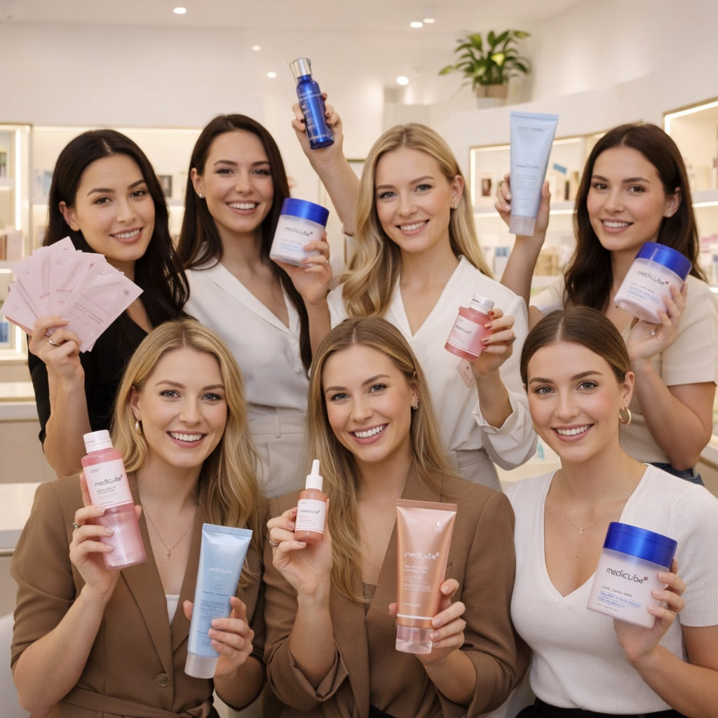 Medicube® Set Soin Premium | Routine Douce Peau Lumineuse (8 Pcs™)